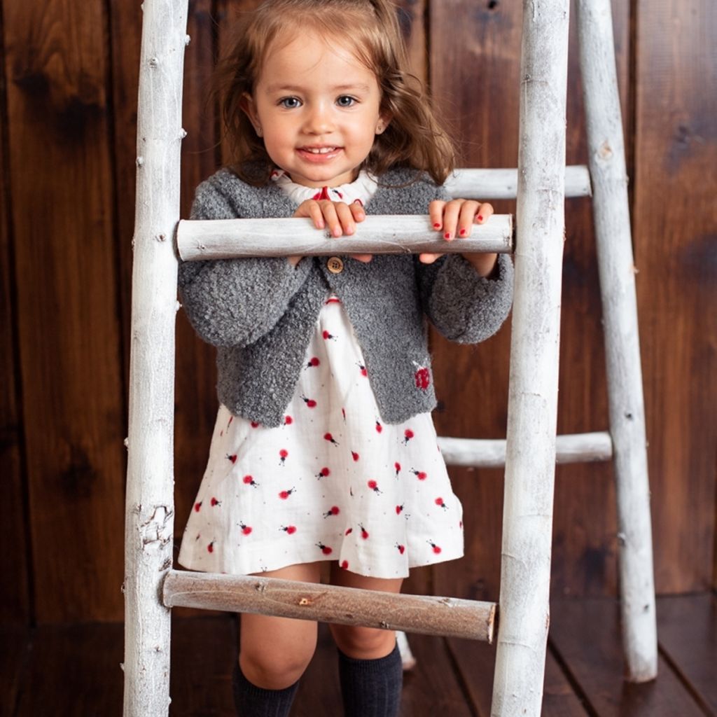 VESTIDO ESTAMPADO MARIQUITAS BEBE NIÑA - Menta Moda Infantil